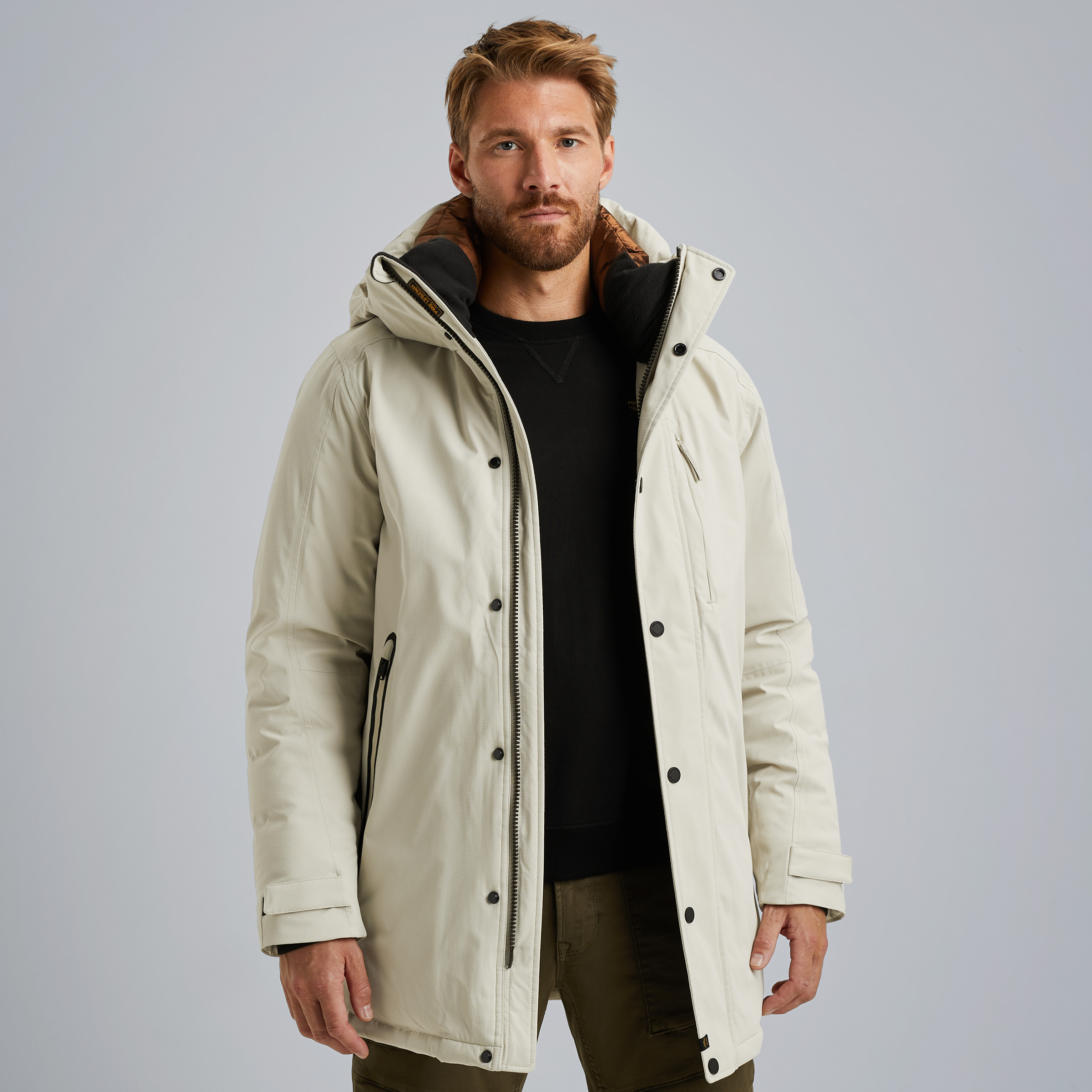 lup!n13 Malelions Technical Zip Jacket - Mulch Brown - Eddy's Eindhoven